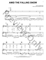 Amid The Falling Snow piano sheet music cover